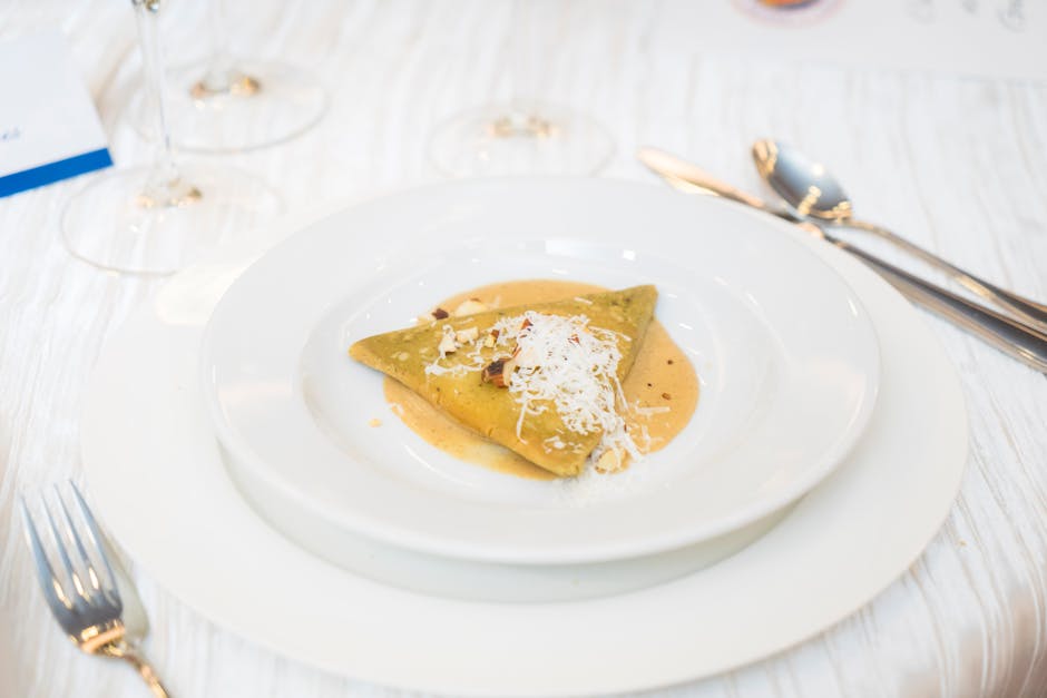 Beautifully plated fine dining dish